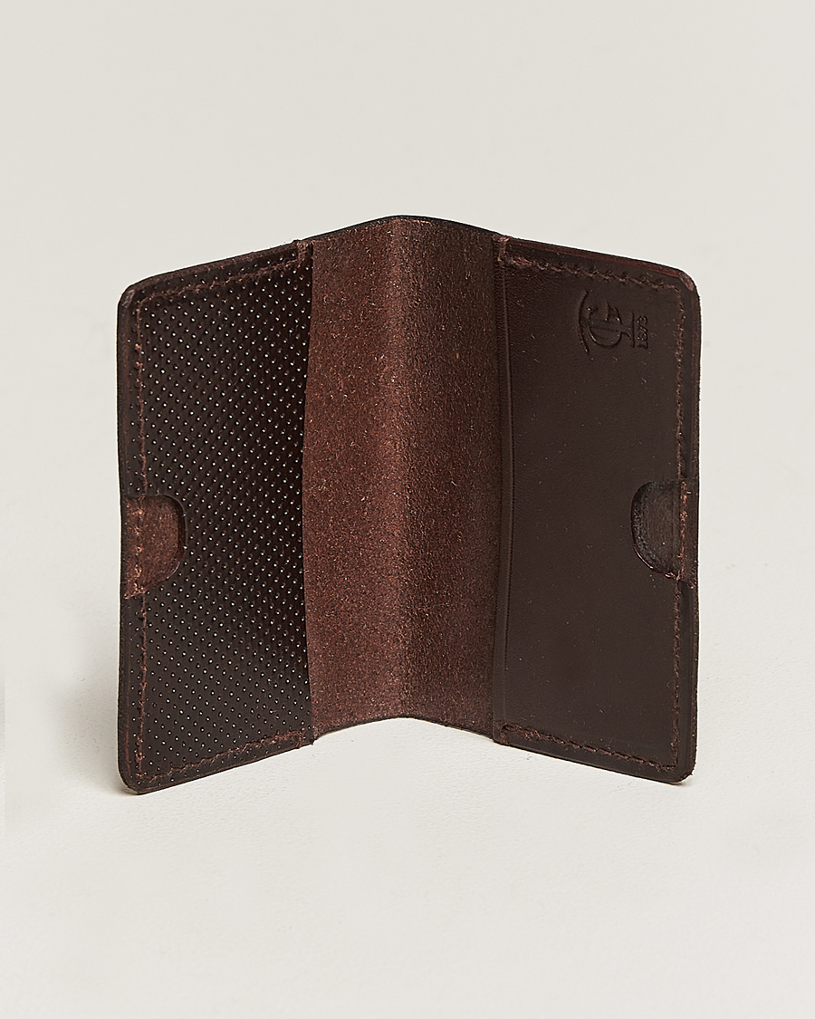 Hombres | Billeteras | Tärnsjö Garveri | TG1873 Card Holder Dark Brown