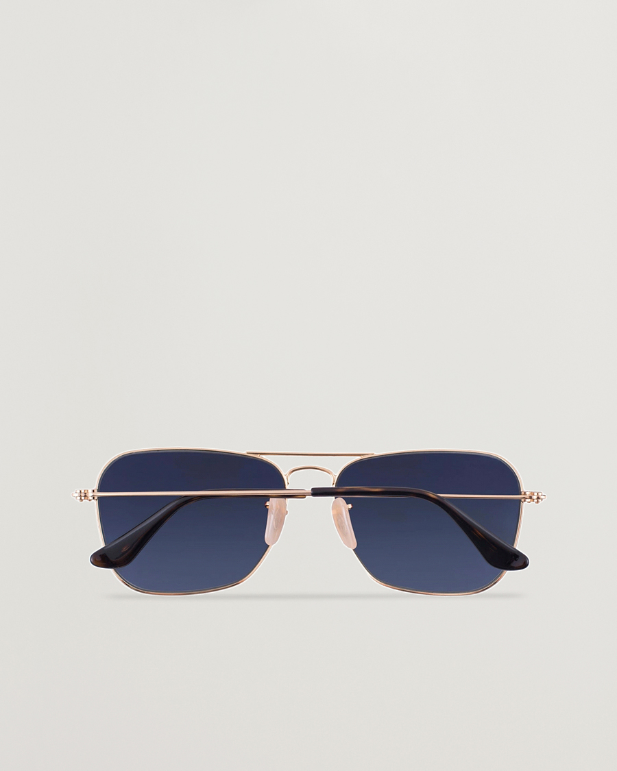 Hombres | Gafas de sol | Ray-Ban | 0RB3136 Caravan Sunglasses Gold/Grey