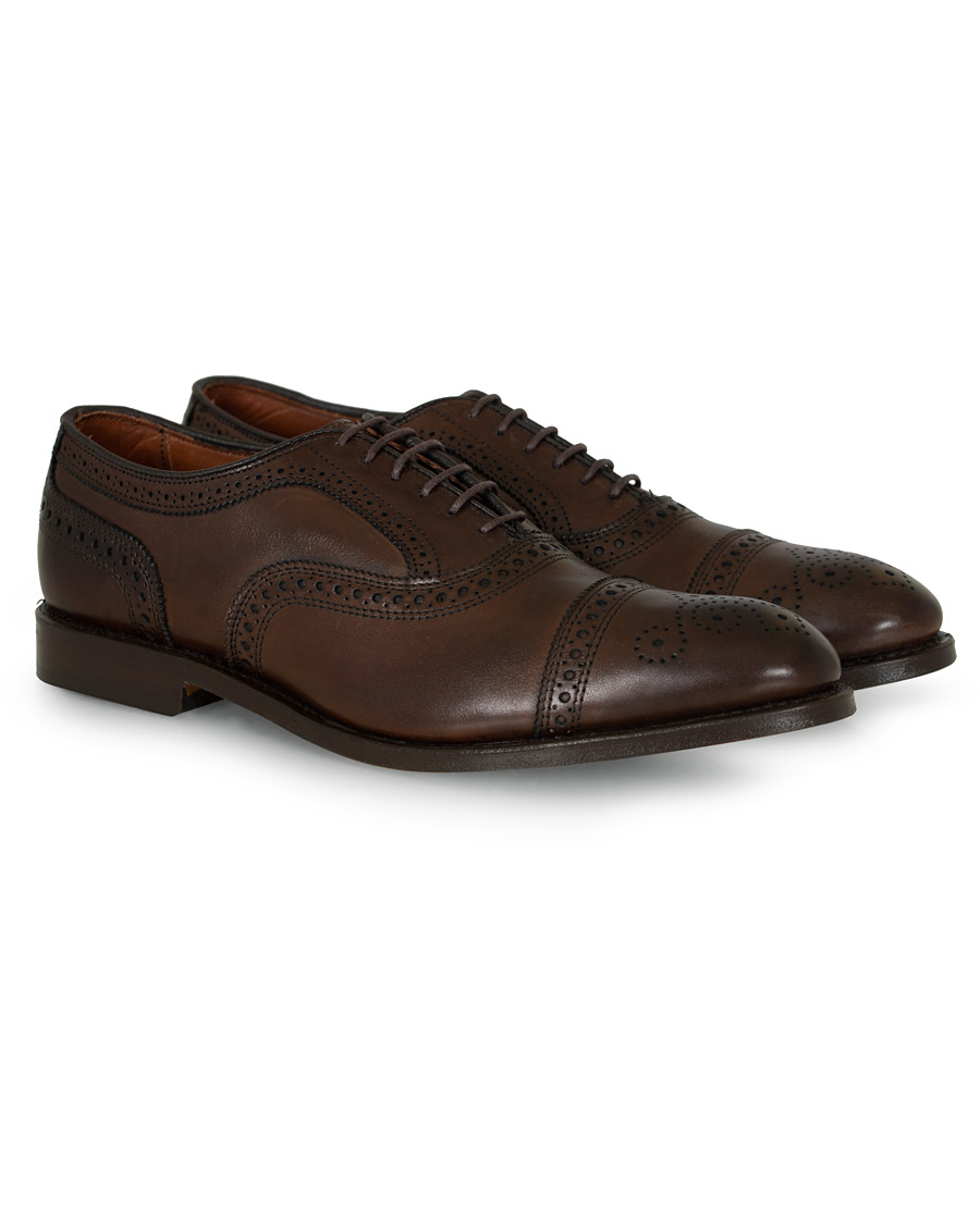 Hombres | Allen Edmonds Strand Brogue Dark Brown Calf | Allen Edmonds | Strand Brogue Dark Brown Calf