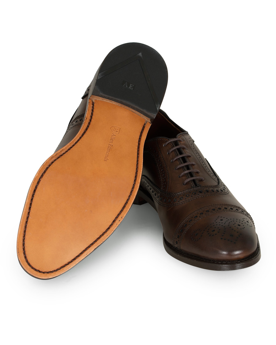 Hombres | Allen Edmonds Strand Brogue Dark Brown Calf | Allen Edmonds | Strand Brogue Dark Brown Calf