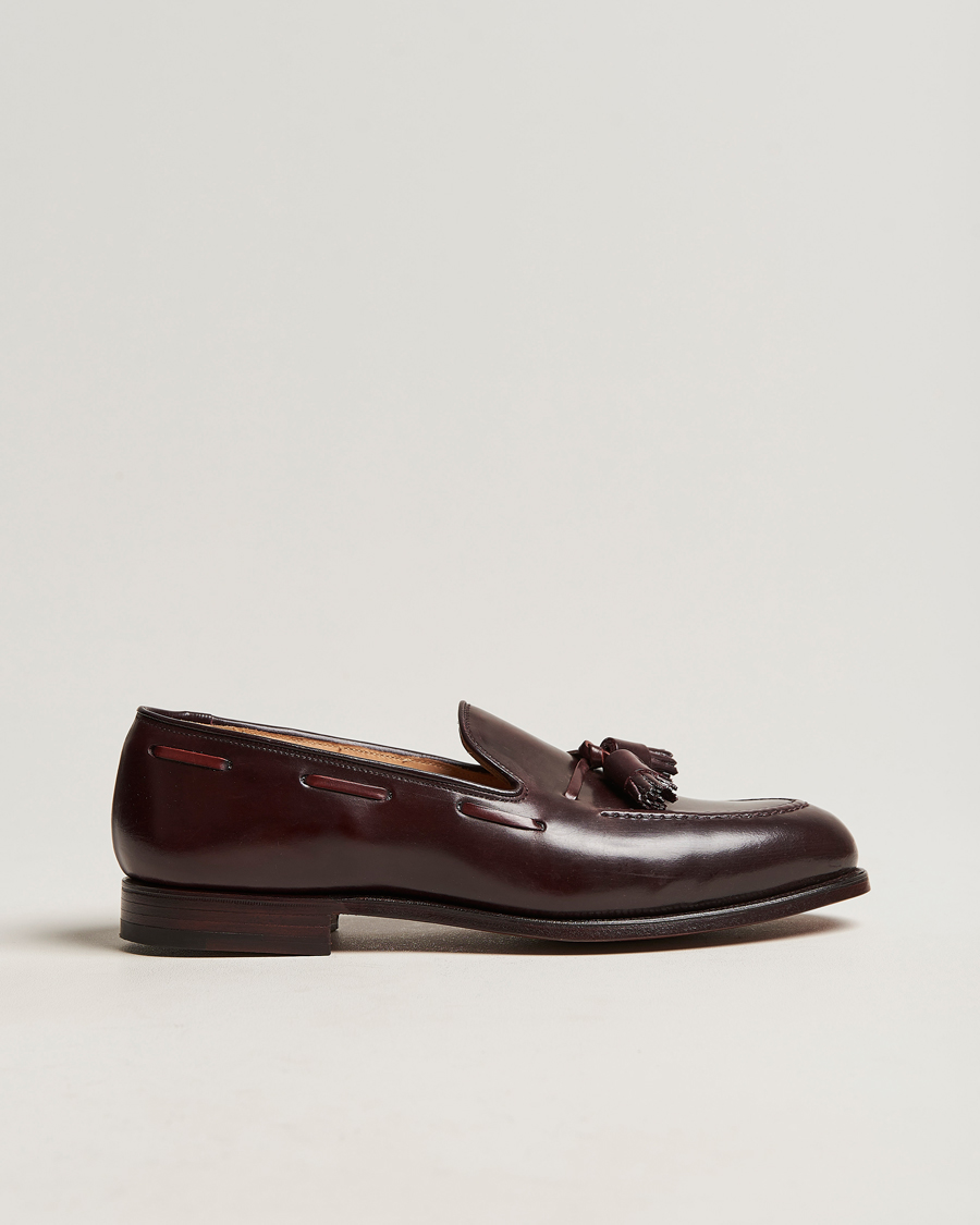 Hombres | Crockett & Jones Cavendish Tassel Loafer Burgundy Cordovan | Crockett & Jones | Cavendish Tassel Loafer Burgundy Cordovan