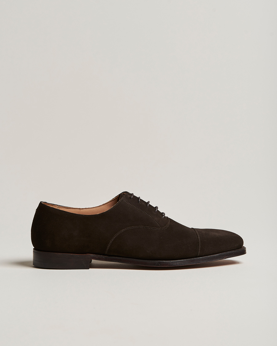 Hombres | Crockett & Jones Hallam Oxford Espresso Suede | Crockett & Jones | Hallam Oxford Espresso Suede