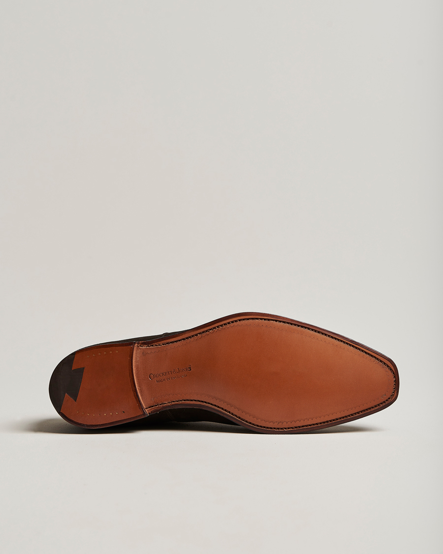 Hombres | Crockett & Jones Hallam Oxford Espresso Suede | Crockett & Jones | Hallam Oxford Espresso Suede