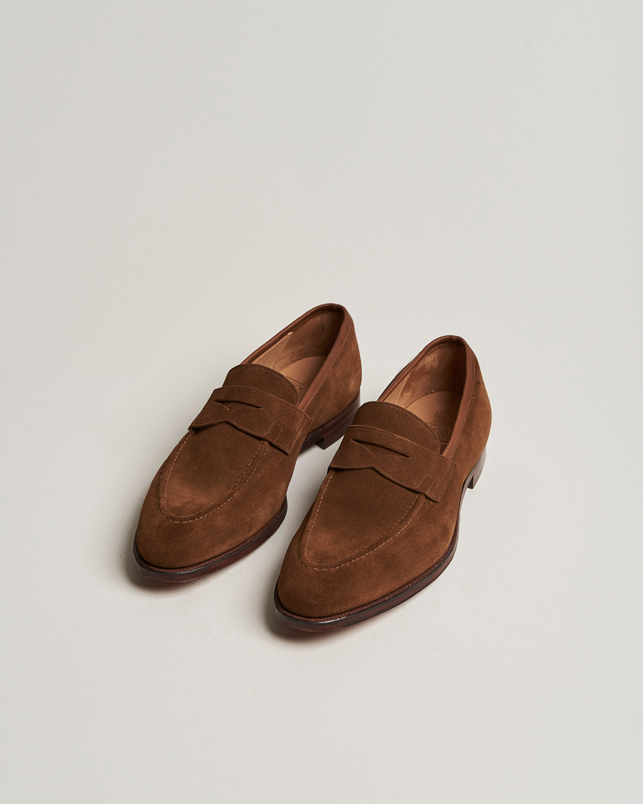 Hombres | Zapatos | Crockett & Jones | Sydney Loafer Snuff Suede