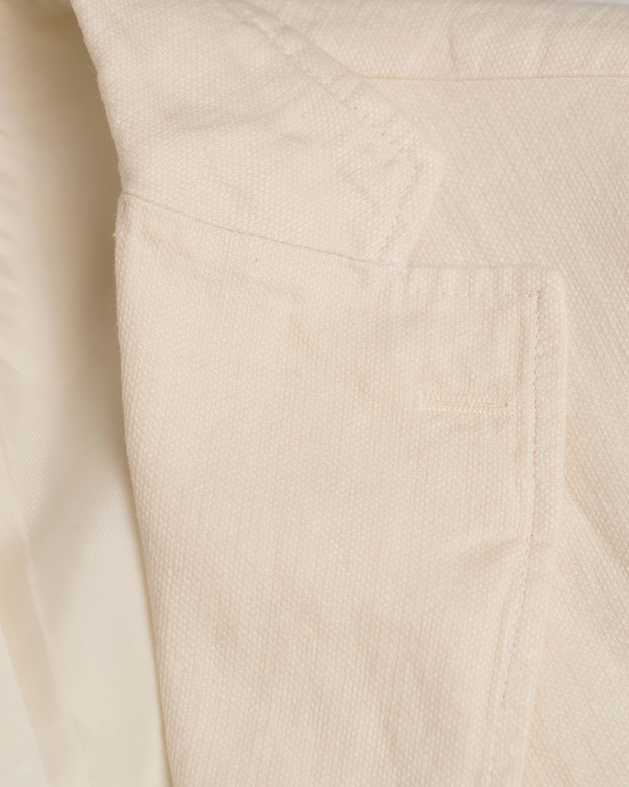 Hombres | Blazers | Stenströms | Garment Dyed Linen Blazer Nature