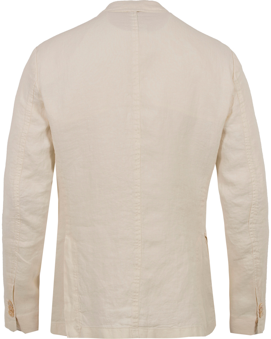 Hombres | Blazers | Stenströms | Garment Dyed Linen Blazer Nature