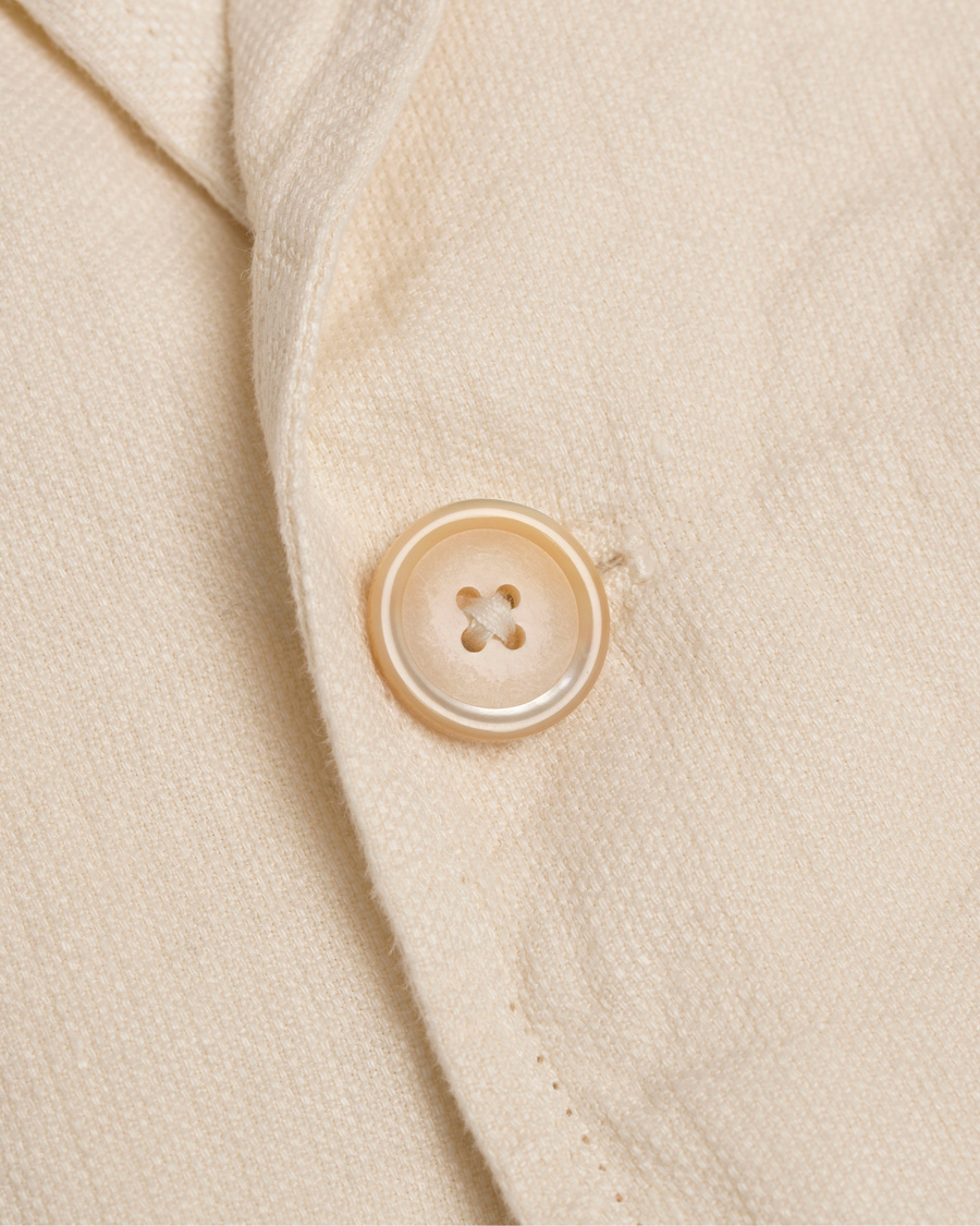 Hombres | Blazers | Stenströms | Garment Dyed Linen Blazer Nature