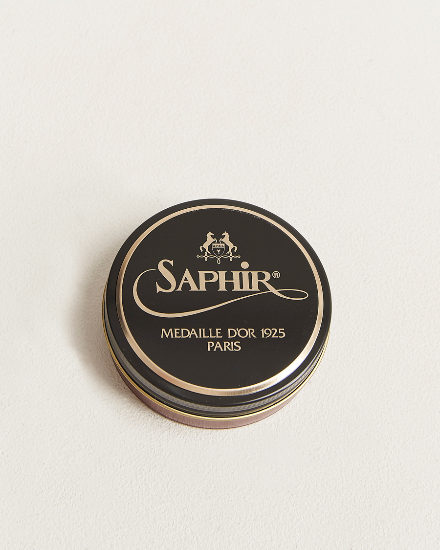 Hombres | Cuidado del calzado | Saphir Medaille d'Or | Pate De Lux 50 ml Light Brown