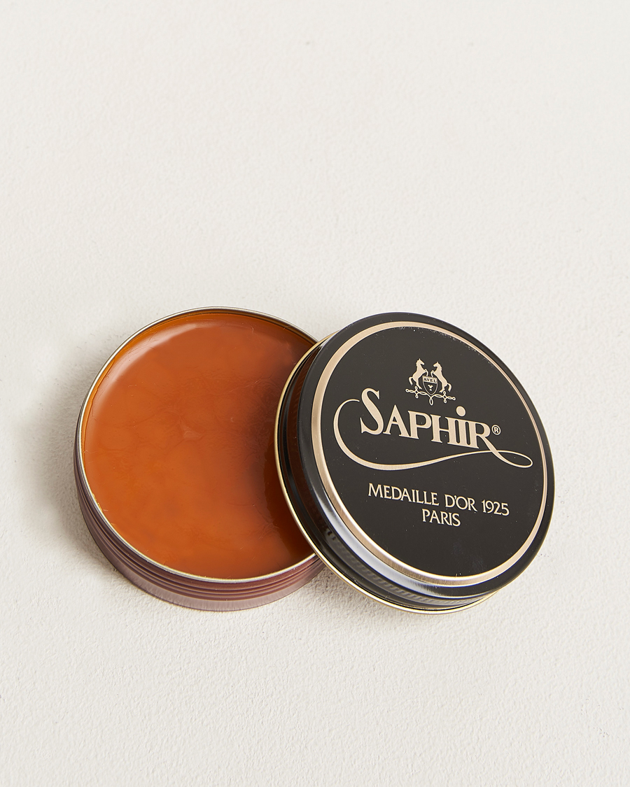 Hombres | Cuidado del calzado | Saphir Medaille d'Or | Pate De Lux 50 ml Light Brown