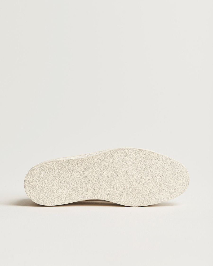 Hombres | John Lobb Levah Sneaker Chalk Velveteen Calf | John Lobb | Levah Sneaker Chalk Velveteen Calf