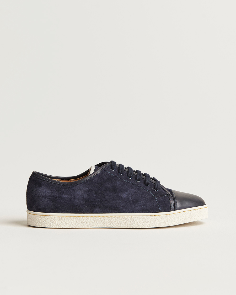 Hombres | John Lobb Levah Sneaker Dusk Blue Suede | John Lobb | Levah Sneaker Dusk Blue Suede