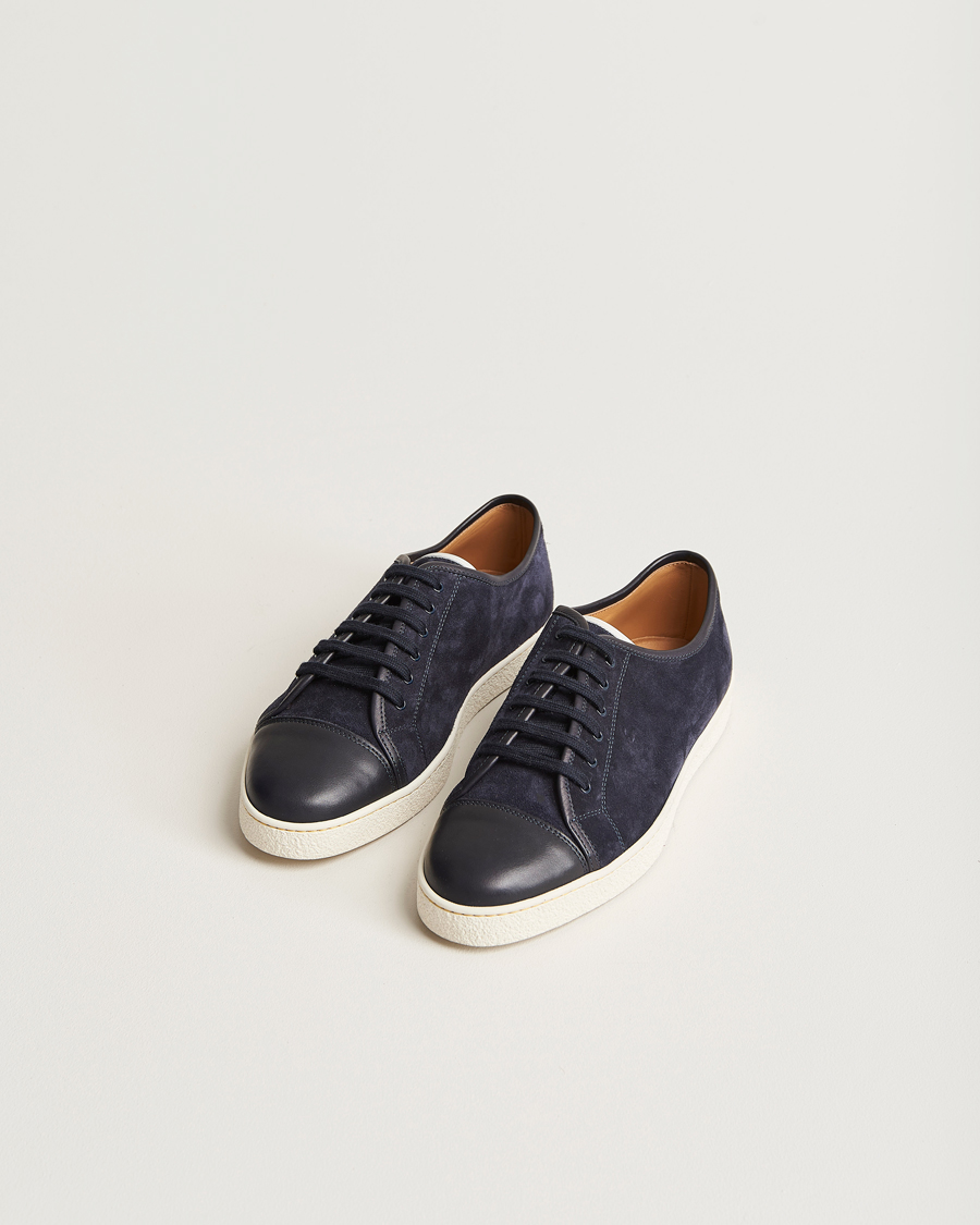 Hombres | John Lobb Levah Sneaker Dusk Blue Suede | John Lobb | Levah Sneaker Dusk Blue Suede