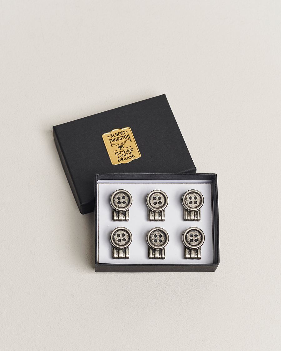 Hombres | Tirantes | Albert Thurston | Brace Buttons 6-pack