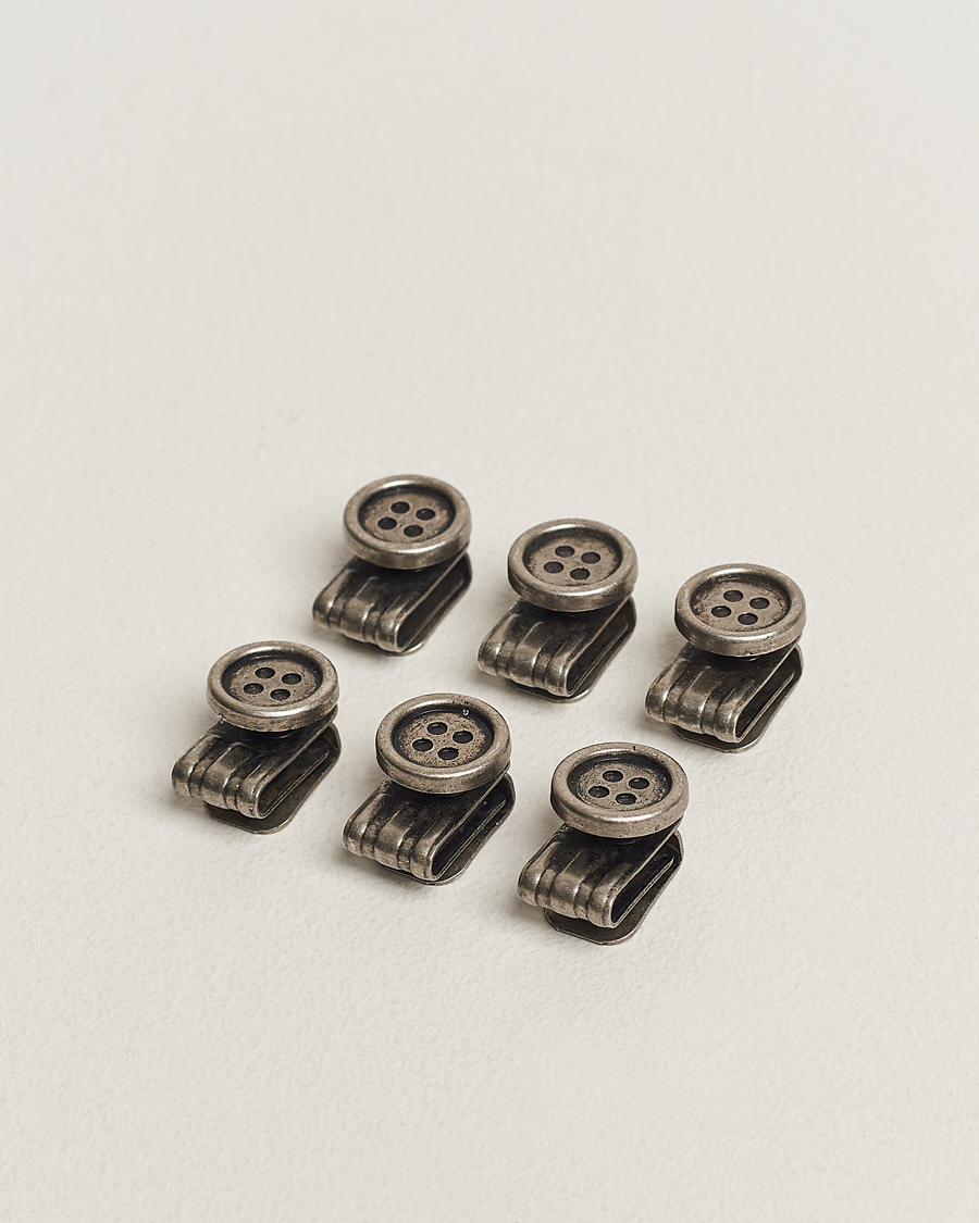 Hombres | Tirantes | Albert Thurston | Brace Buttons 6-pack