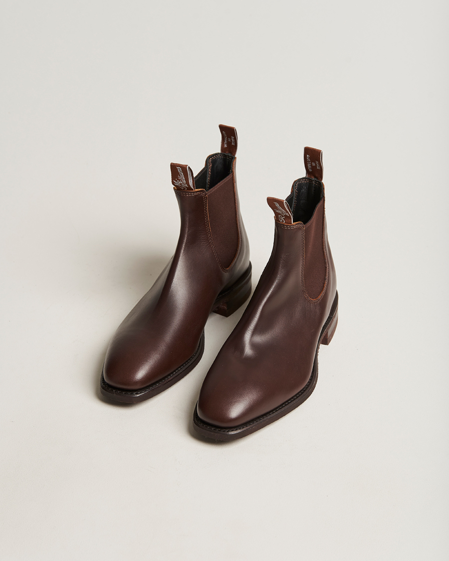 Hombres | Zapatos hechos a mano | R.M.Williams | Blaxland G Boot Yearling Rum