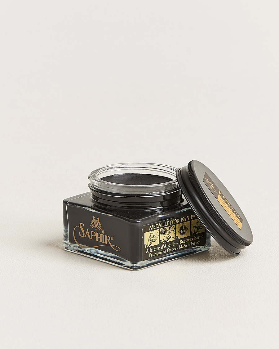 Men | Shoe Care Products | Saphir Medaille d\'Or | Cordovan Creme 75 ml Black
