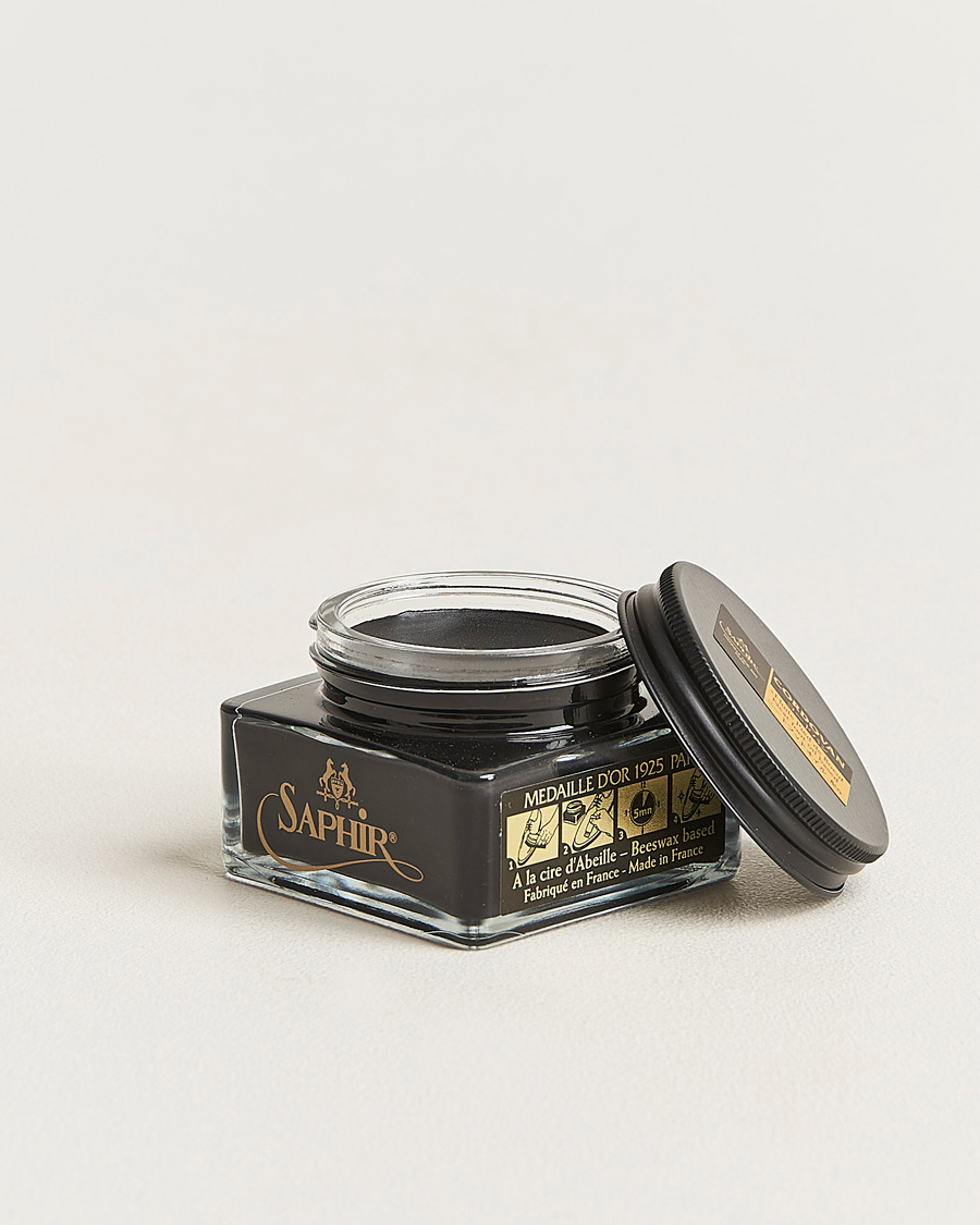 Hombres | Cuidado del calzado | Saphir Medaille d'Or | Cordovan Creme 75 ml Black