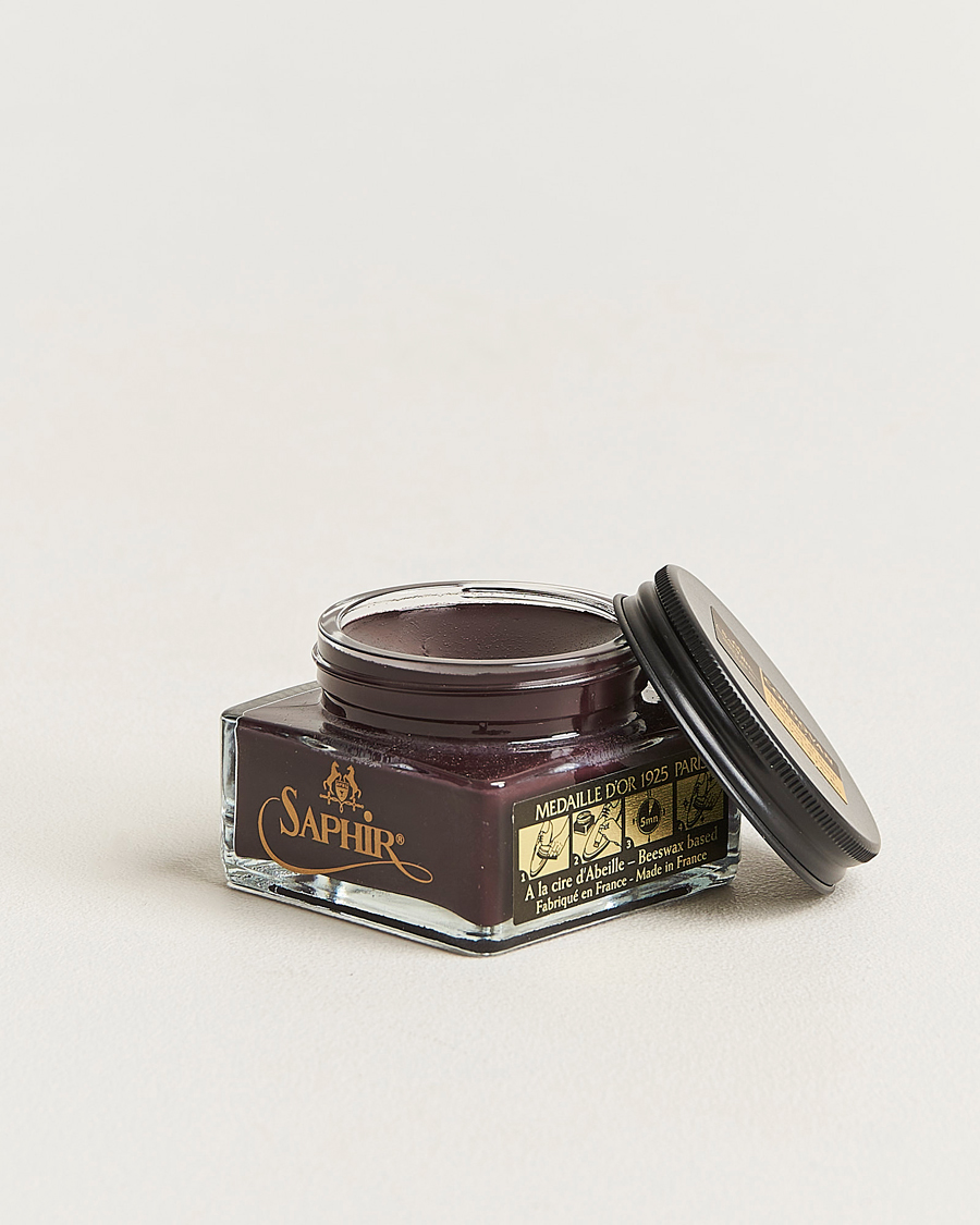 Men | Shoe Care Products | Saphir Medaille d\'Or | Cordovan Creme 75 ml Burgundy