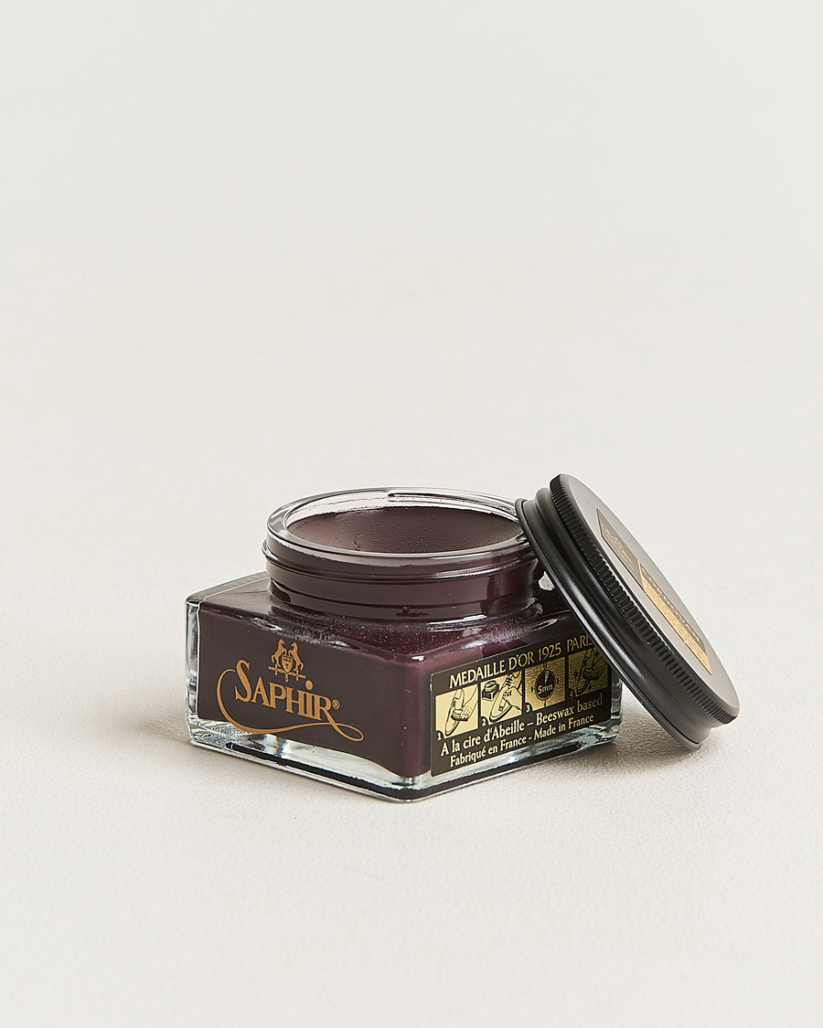 Hombres | Cuidado del calzado | Saphir Medaille d'Or | Cordovan Creme 75 ml Burgundy