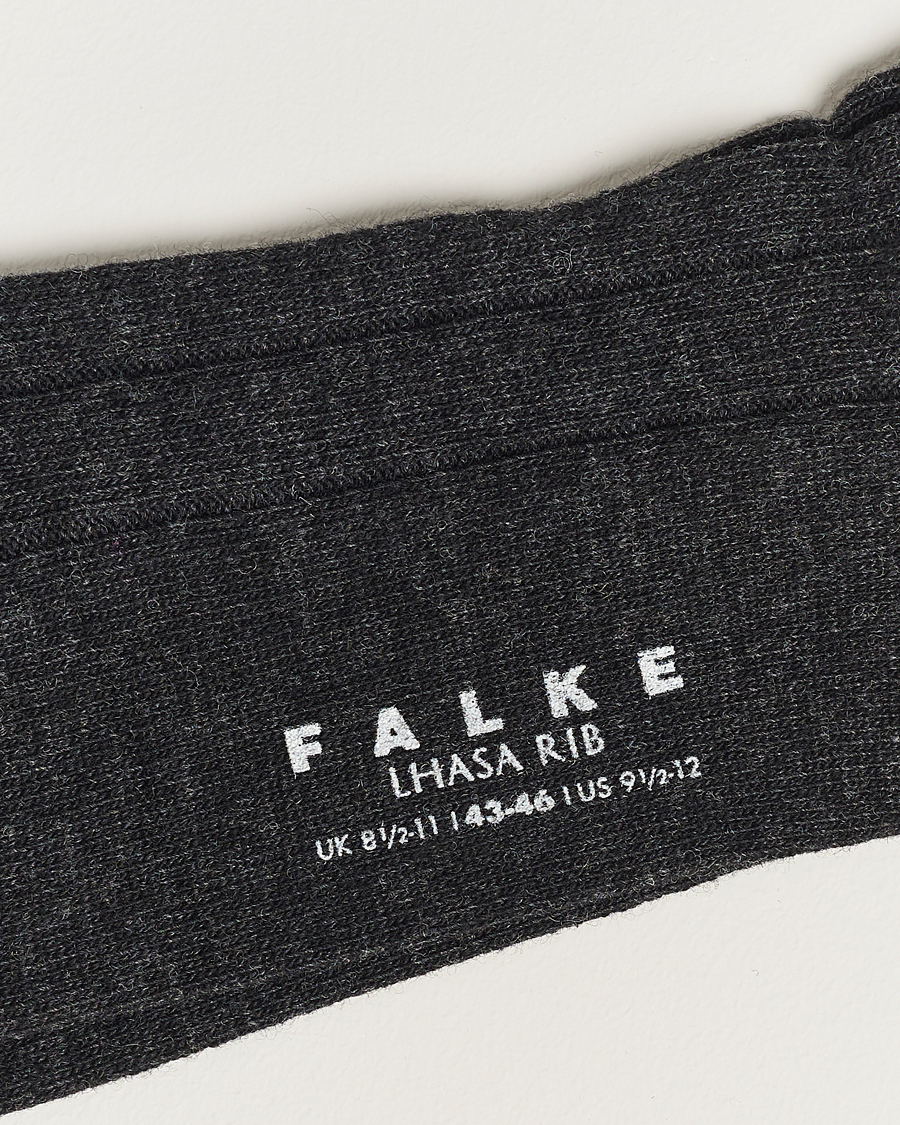 Hombres | Ropa interior y calcetines | Falke | Lhasa Cashmere Socks Antracite Grey