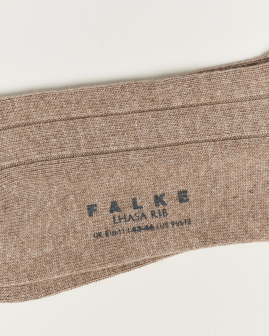 Hombres | Calcetines diarios | Falke | Lhasa Cashmere Sock Nuthmeg Mel