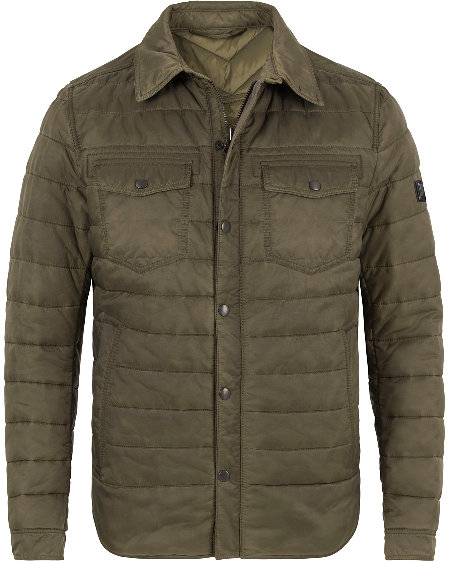 Hombres | Abrigos y chaquetas | BOSS ORANGE | BOSS Casual Owilder Shirt Jacket Olive Green