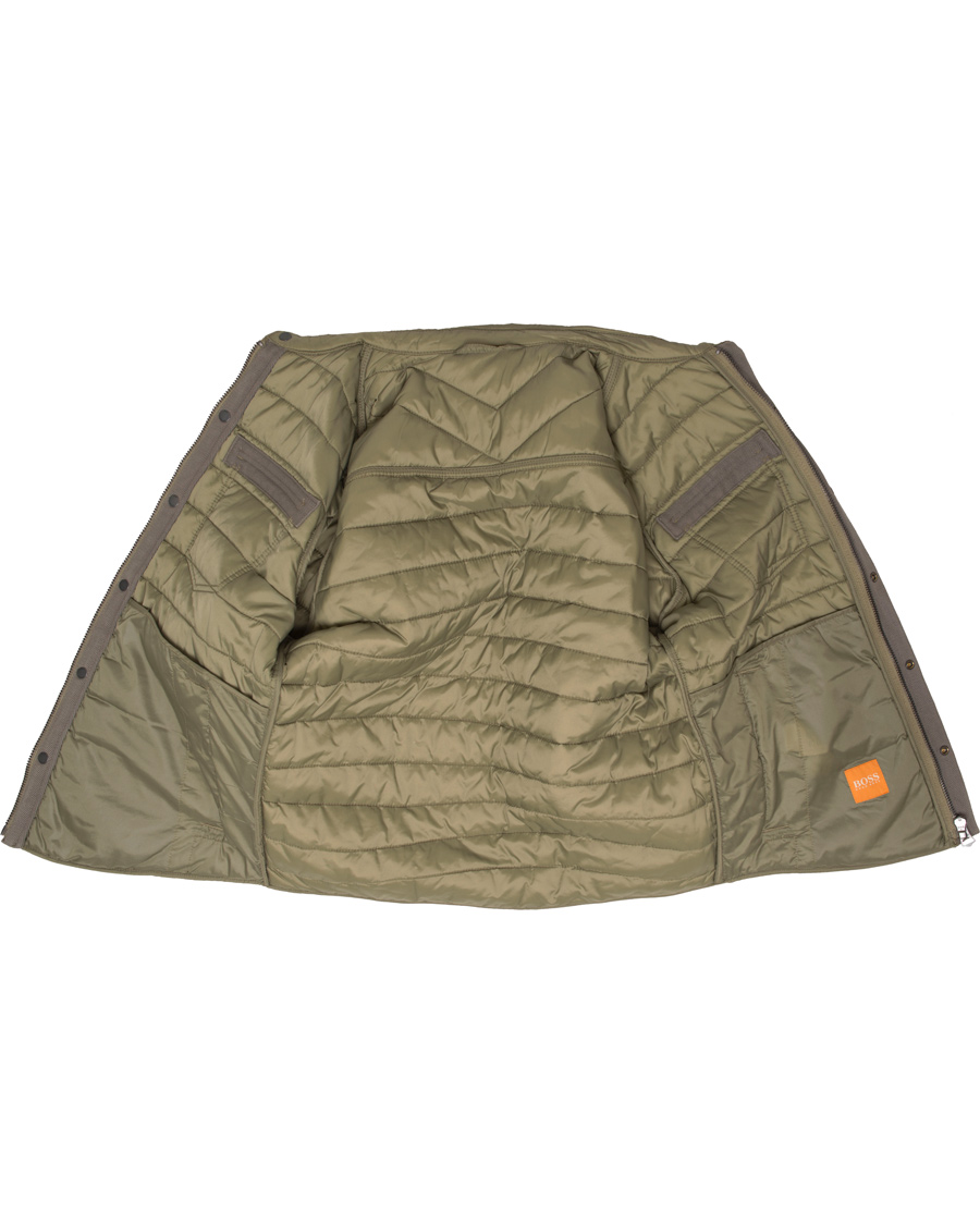 Hombres | Abrigos y chaquetas | BOSS ORANGE | BOSS Casual Owilder Shirt Jacket Olive Green