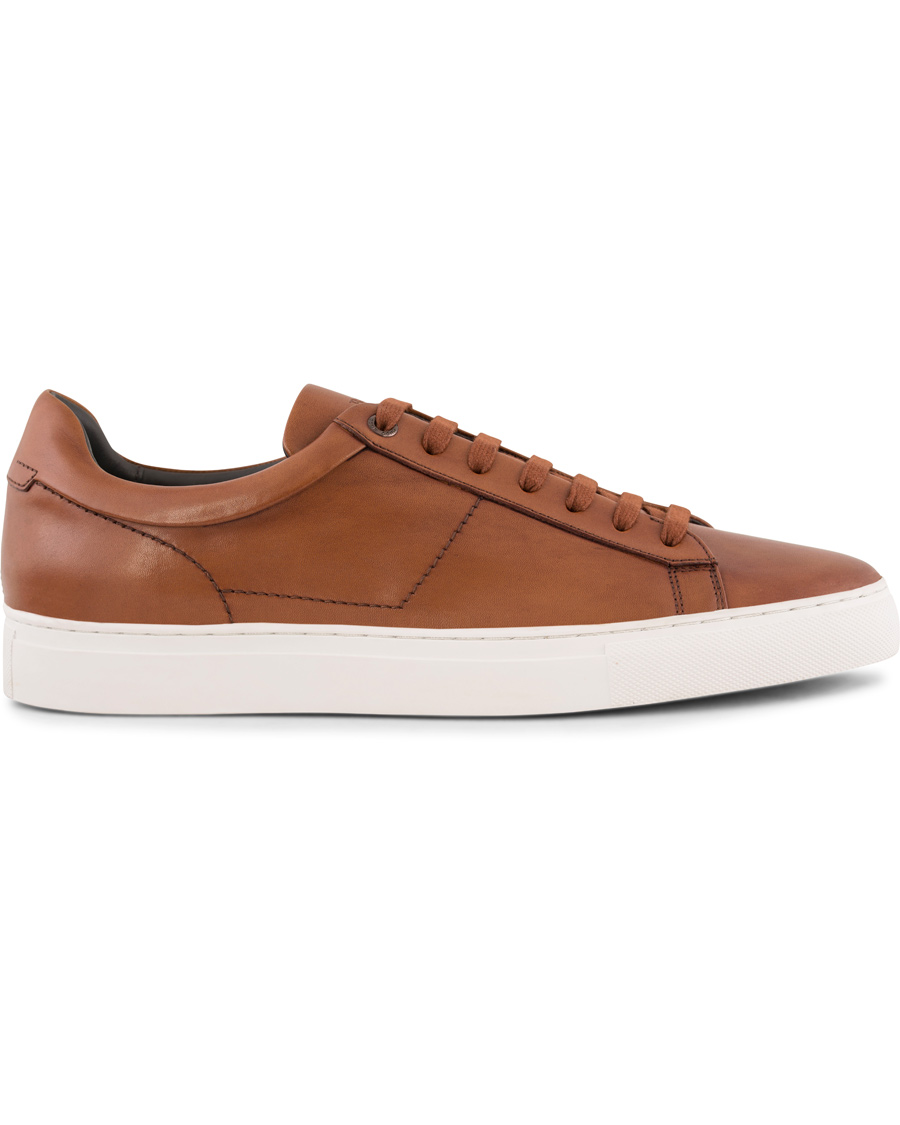 Hombres | BOSS Timaker Leather Sneaker Cognac | BOSS BLACK | BOSS Timaker Leather Sneaker Cognac