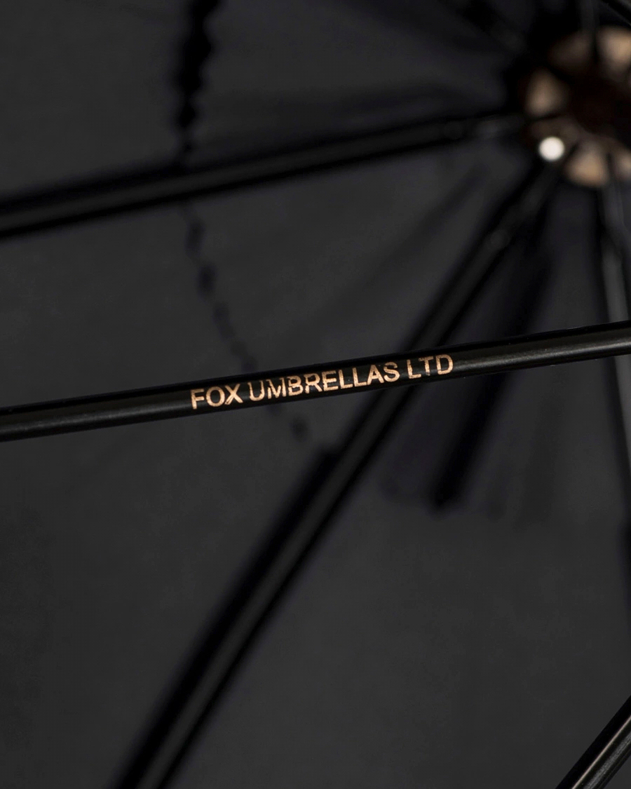 Hombres | Paraguas | Fox Umbrellas | Polished Hardwood Umbrella Black