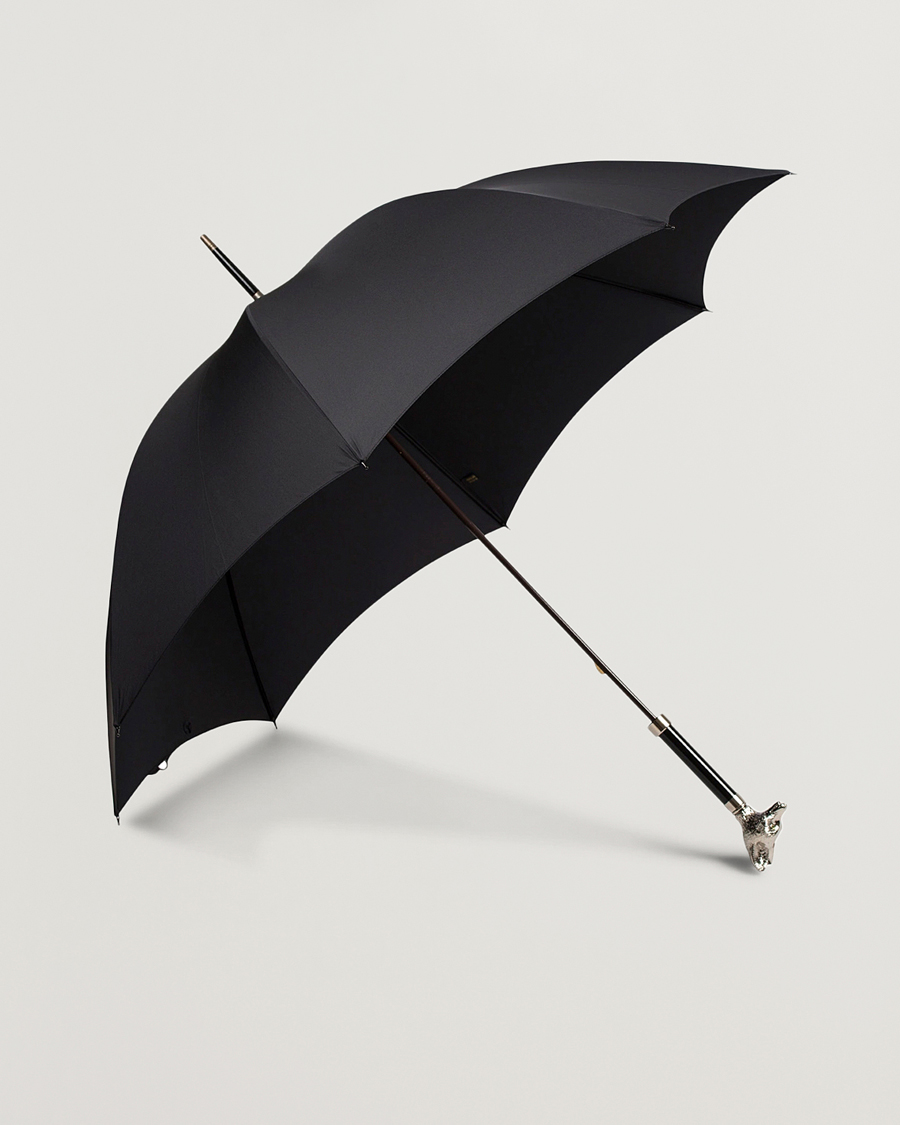 Hombres | Fox Umbrellas Silver Fox Umbrella Black | Fox Umbrellas | Silver Fox Umbrella Black