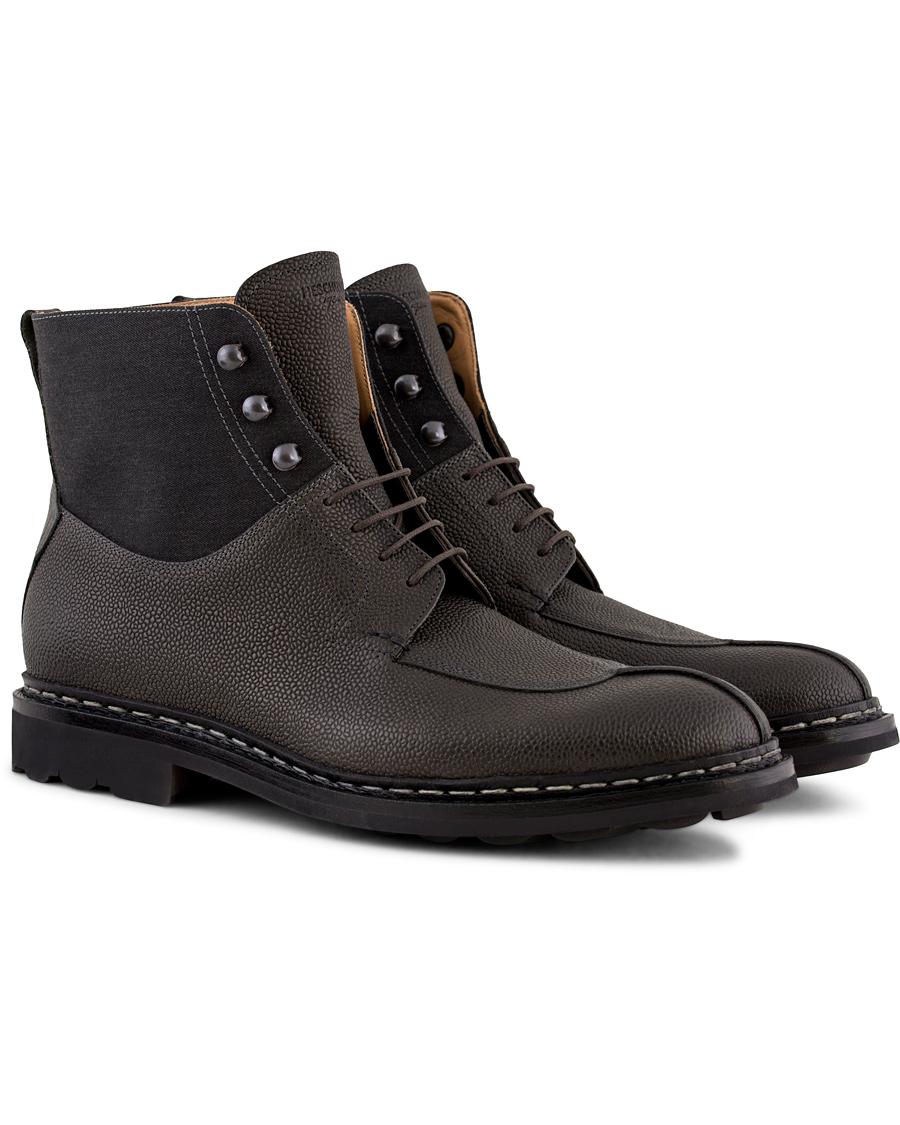 Hombres | Heschung Ginkgo Beluga Boot Grained Black Calf | Heschung | Ginkgo Beluga Boot Grained Black Calf
