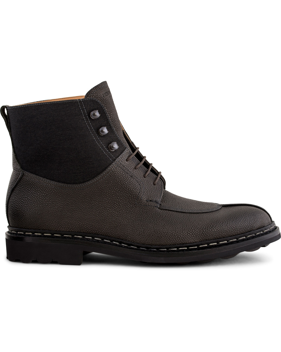 Hombres | Heschung Ginkgo Beluga Boot Grained Black Calf | Heschung | Ginkgo Beluga Boot Grained Black Calf