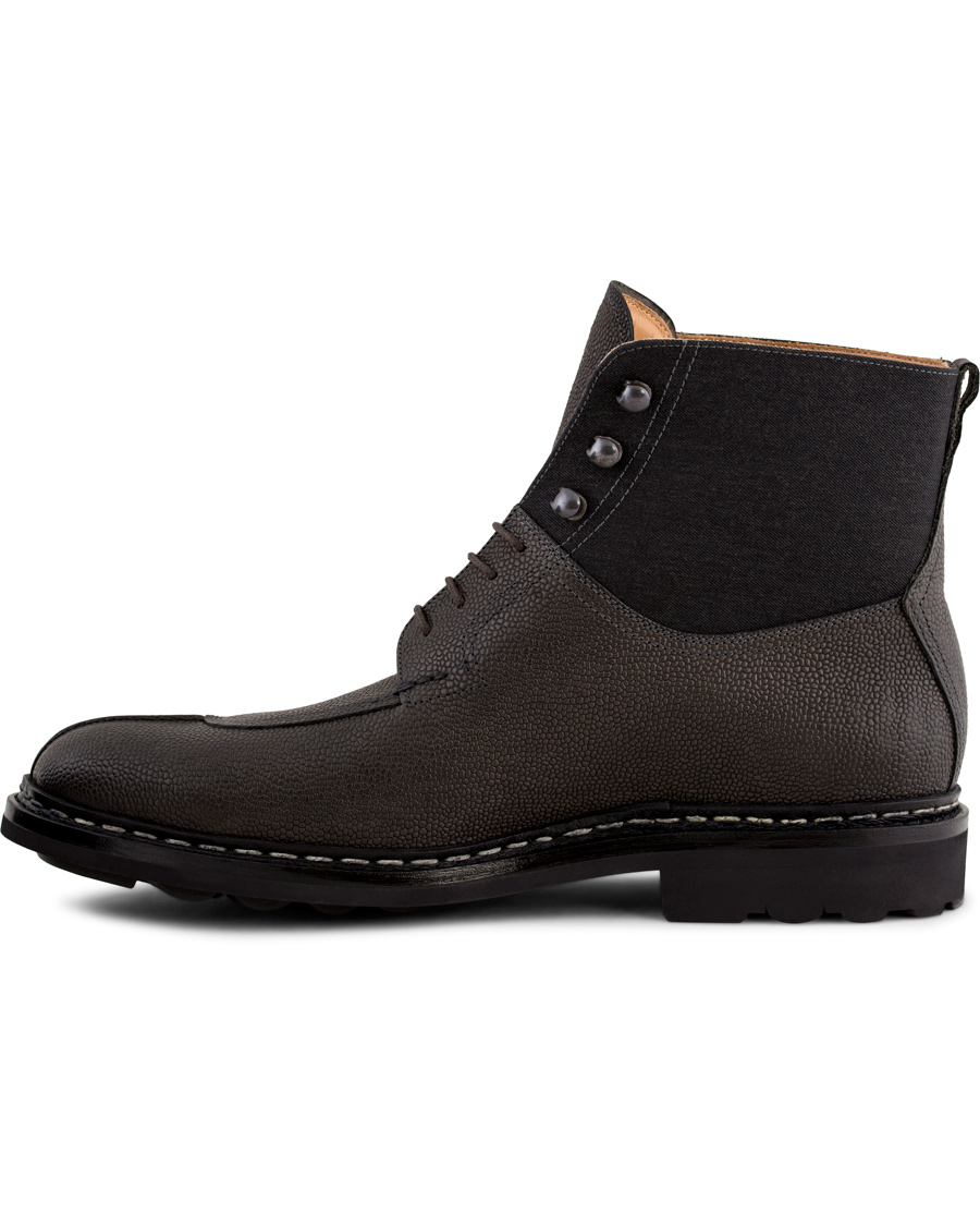 Hombres | Heschung Ginkgo Beluga Boot Grained Black Calf | Heschung | Ginkgo Beluga Boot Grained Black Calf
