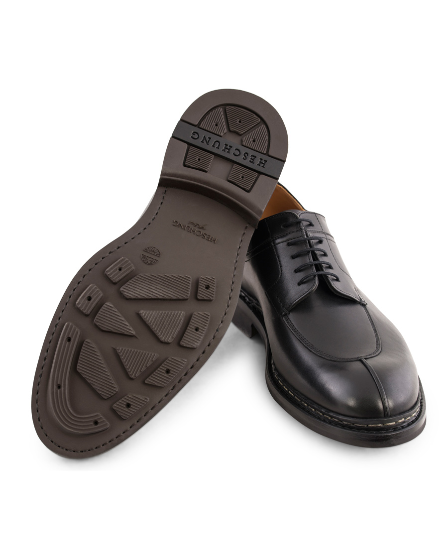 Hombres | Heschung Catalpa Split Toe Derby Black Calf | Heschung | Catalpa Split Toe Derby Black Calf