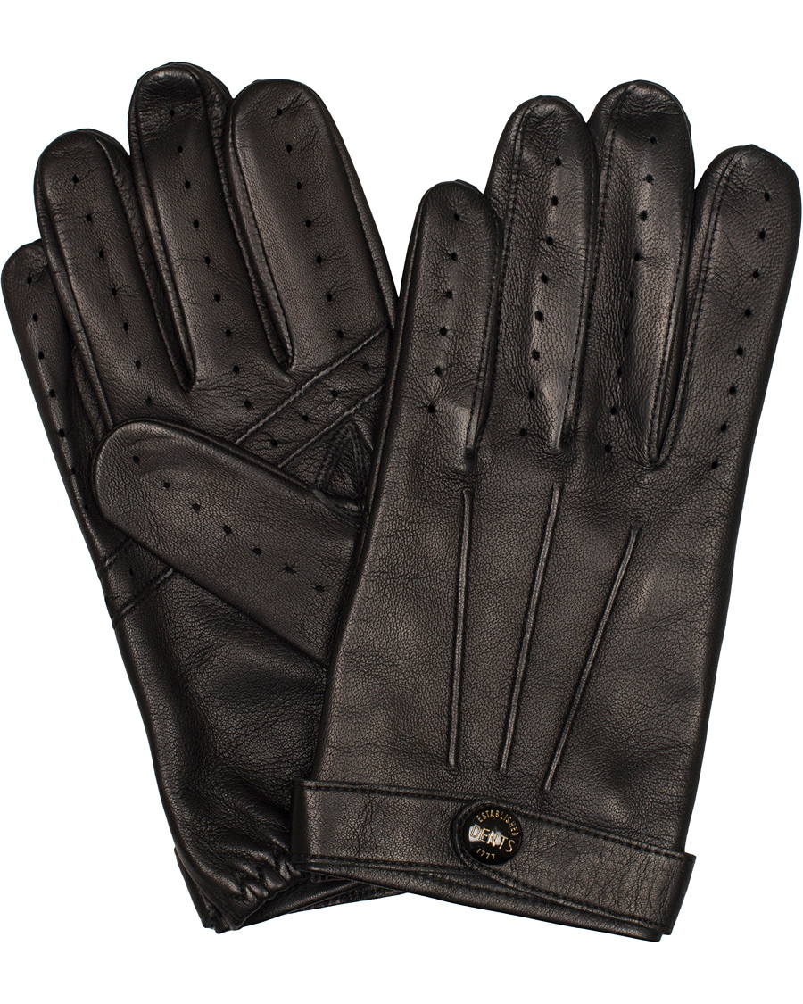 Hombres | Dents The Heritage Collection Fleming 007 Driving Glove Black | Dents | The Heritage Collection Fleming 007 Driving Glove Black