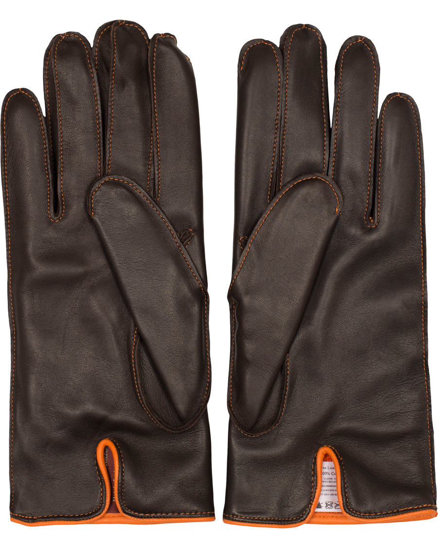 Hombres | Dents The Heritage Collection Alnwick Hairsheep Glove Brown/Tangerine | Dents | The Heritage Collection Alnwick Hairsheep Glove Brown/Tangerine