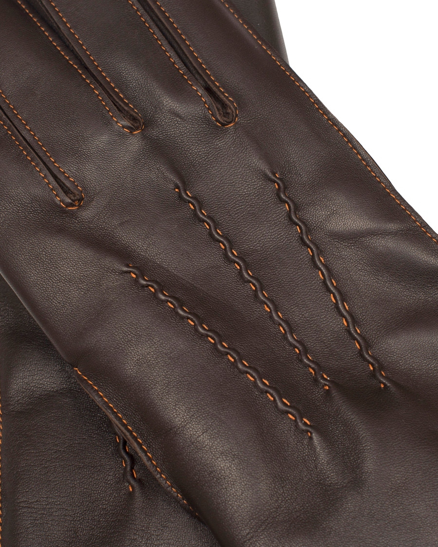 Hombres | Dents The Heritage Collection Alnwick Hairsheep Glove Brown/Tangerine | Dents | The Heritage Collection Alnwick Hairsheep Glove Brown/Tangerine