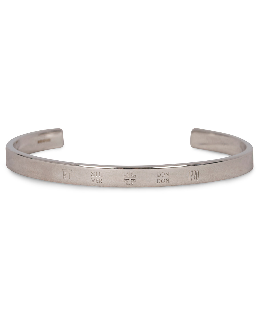 Hombres | Tateossian Bangle Bracelet Silver | Tateossian | Bangle Bracelet Silver