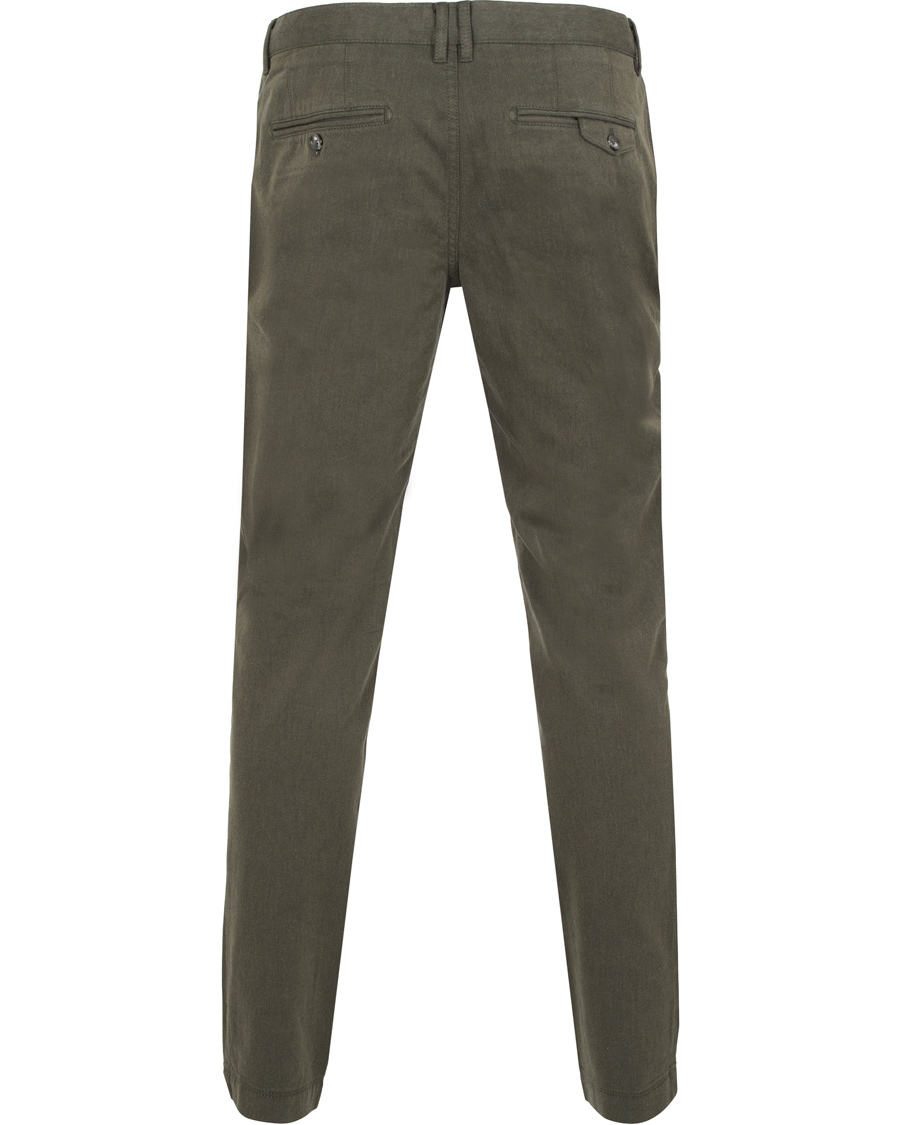 Hombres | Pantalones | J.Lindeberg | Chaze Flannel Twill Chino Maori Green