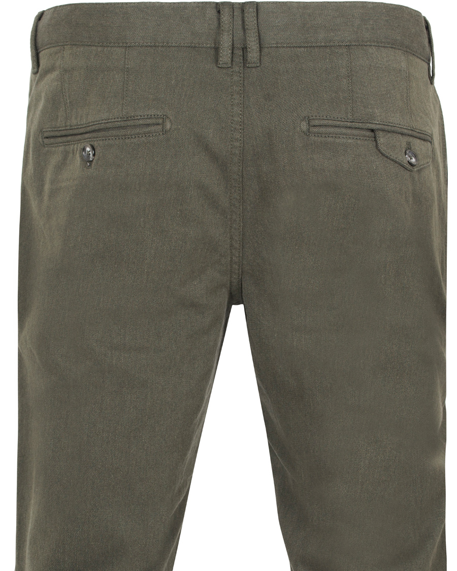 Hombres | Pantalones | J.Lindeberg | Chaze Flannel Twill Chino Maori Green