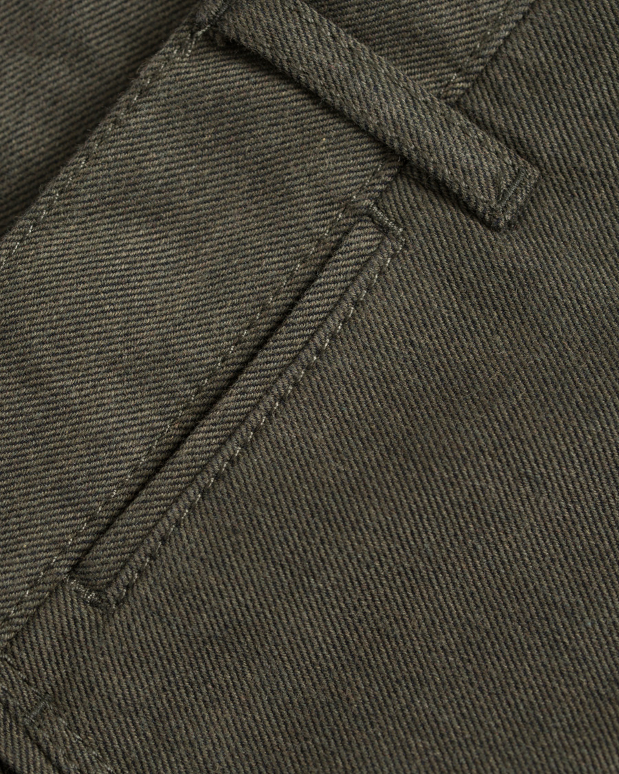 Hombres | Pantalones | J.Lindeberg | Chaze Flannel Twill Chino Maori Green