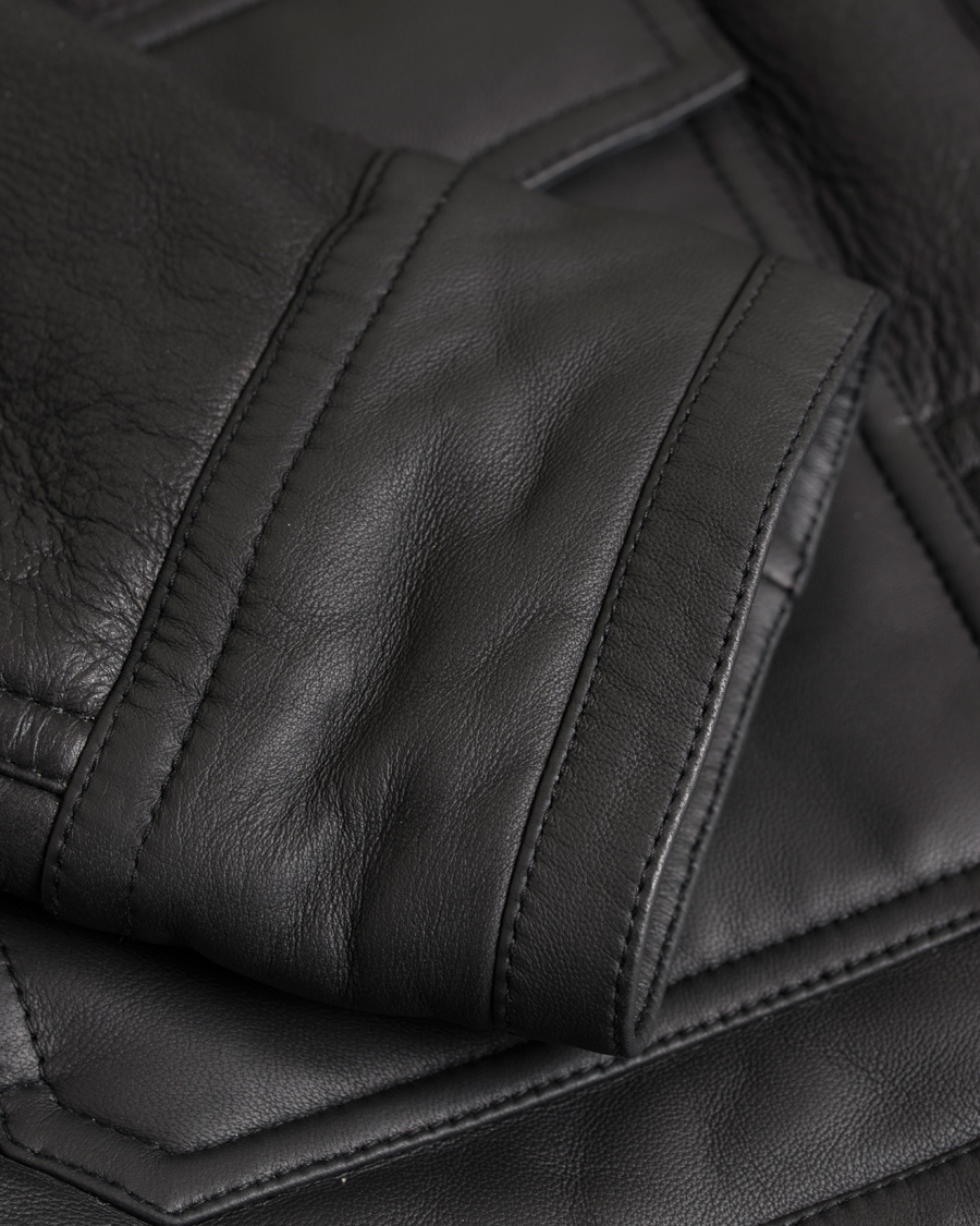 Hombres | Abrigos y chaquetas | GANT Rugger | The Shearling Aviator Jacket Black