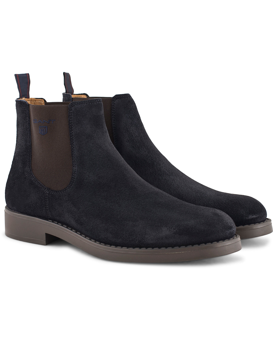 Hombres | GANT Oscar Chelsea Boot Navy Suede | GANT | Oscar Chelsea Boot Navy Suede