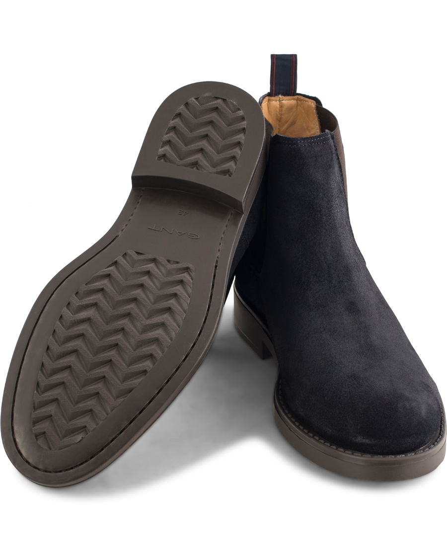 Hombres | GANT Oscar Chelsea Boot Navy Suede | GANT | Oscar Chelsea Boot Navy Suede