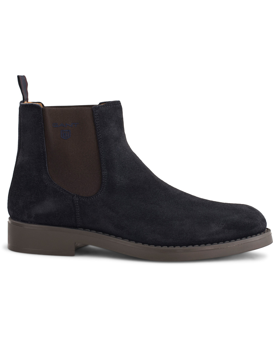 Hombres | GANT Oscar Chelsea Boot Navy Suede | GANT | Oscar Chelsea Boot Navy Suede