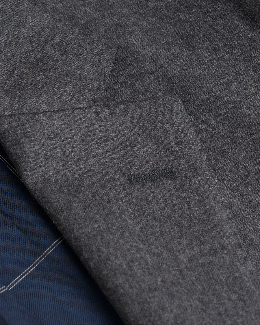 Hombres | Blazers | Hackett | Plain Flannel Jacket Grey