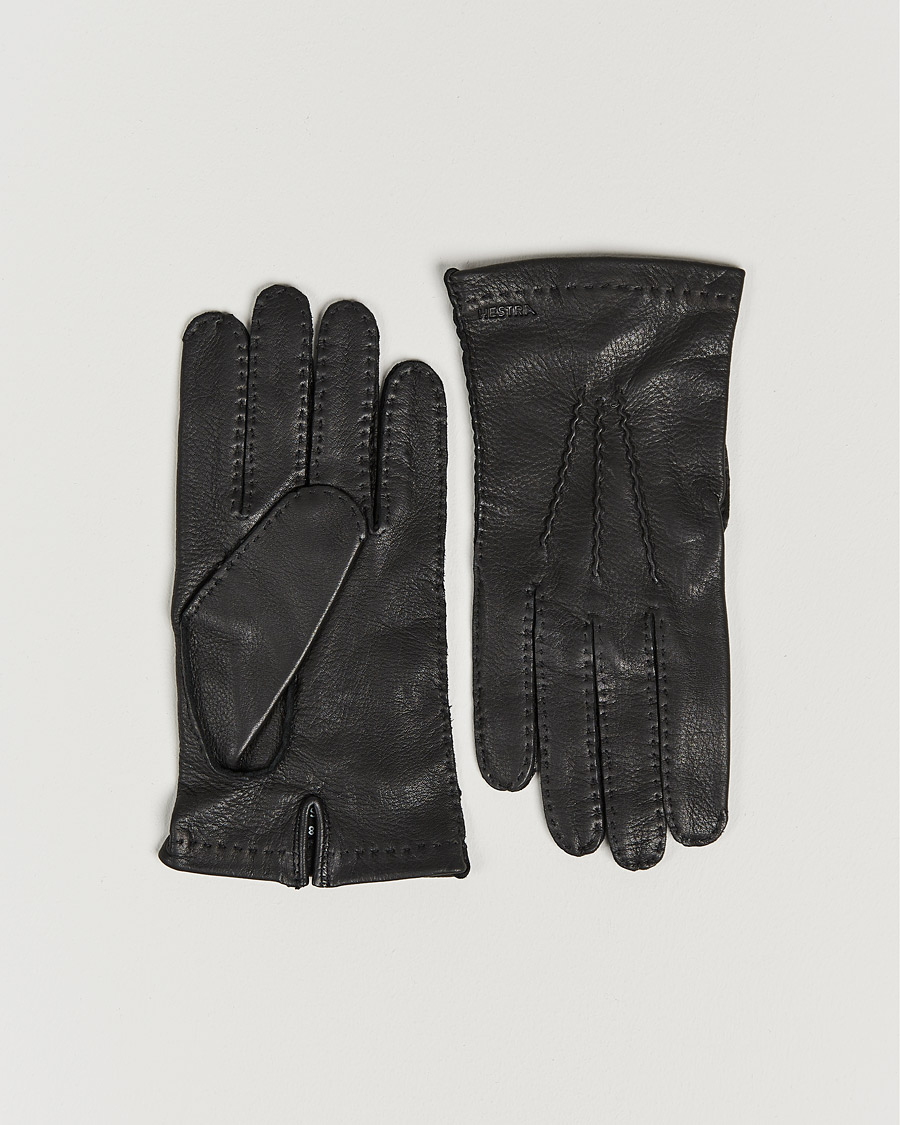 Hombres | Guantes | Hestra | Henry Unlined Deerskin Glove Black