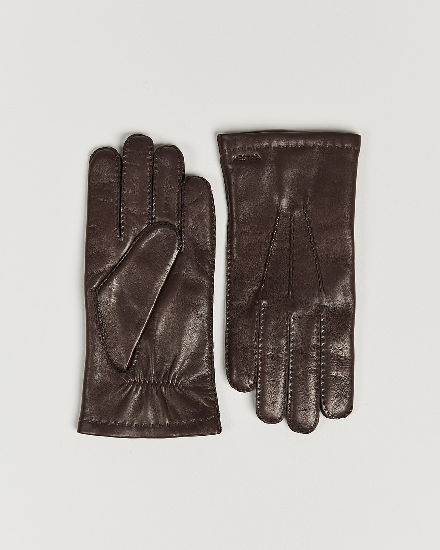 Hombres | Guantes | Hestra | Edward Wool Lined Glove Espresso