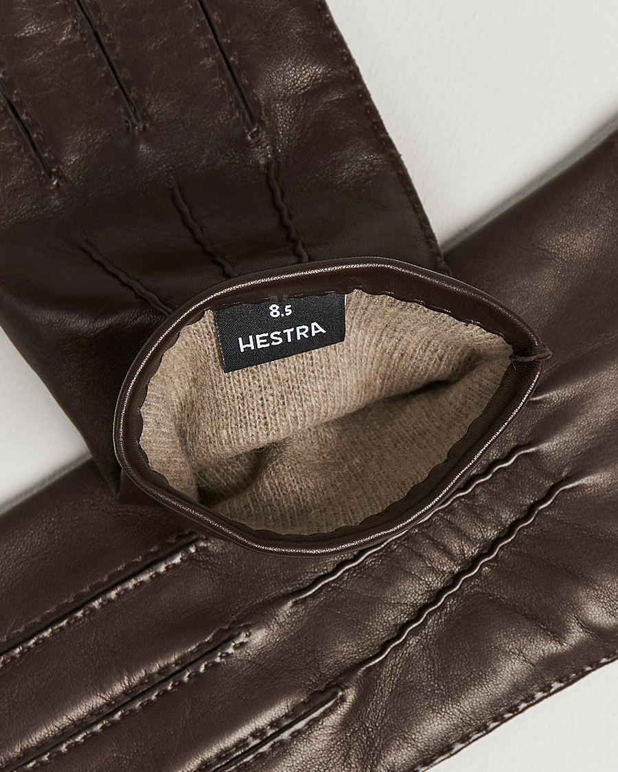 Hombres | Guantes | Hestra | Edward Wool Lined Glove Espresso