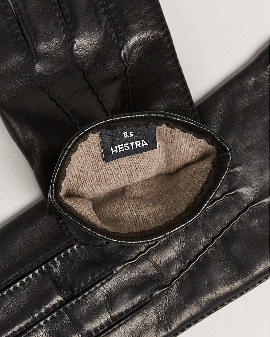 Hombres |  | Hestra | Edward Wool Liner Glove Black